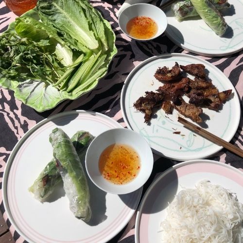 Jessica Nguyen's Lemongrass Pork Rice Paper Rolls