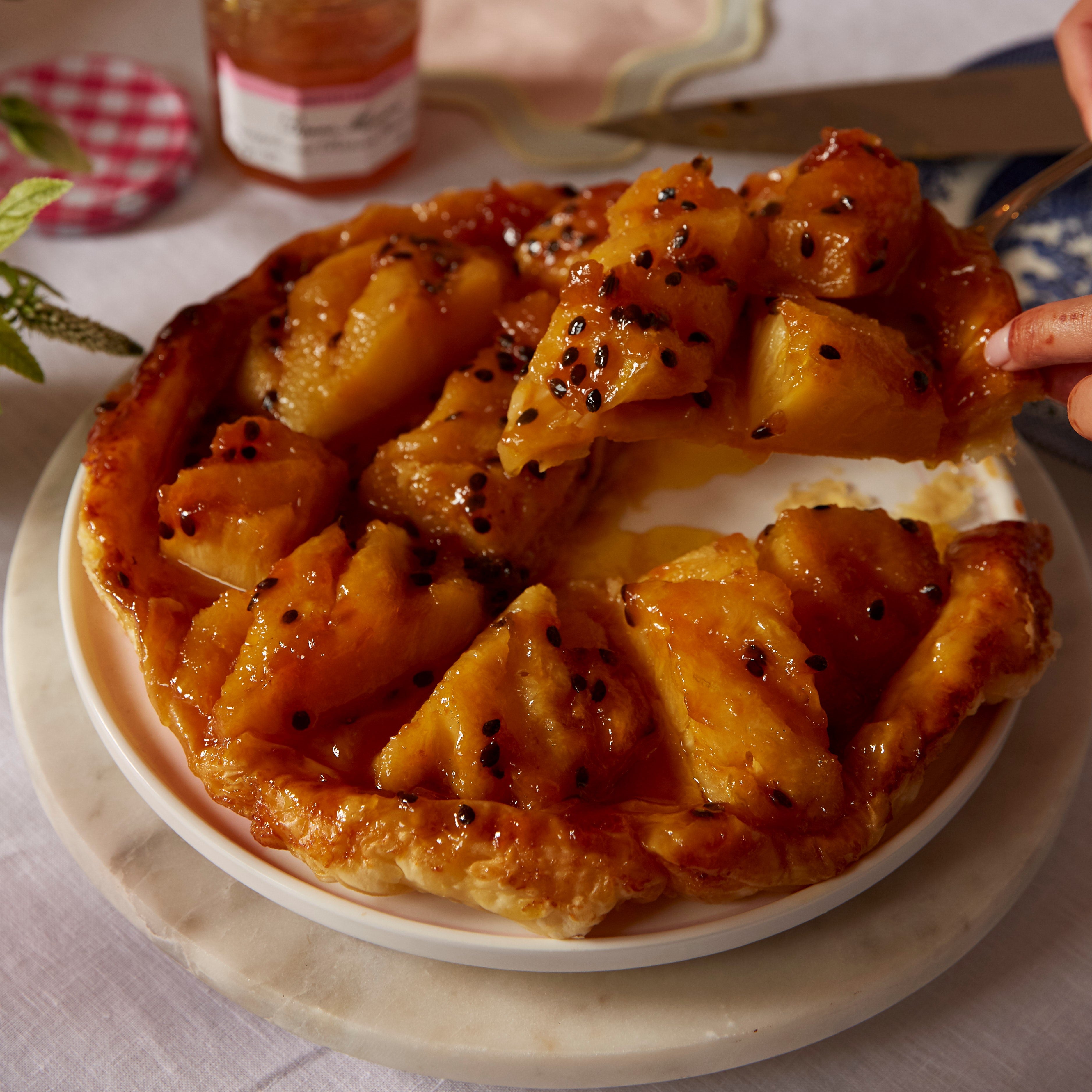 Jessica Nguyen's Pineapple & Passionfruit Tarte Tatin