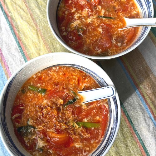 Tomato & Egg Drop Soup