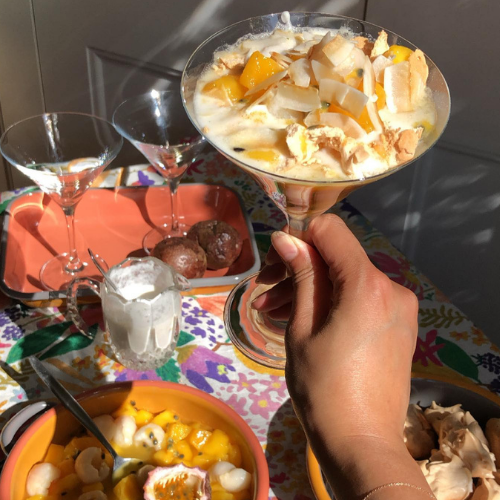 Tropical Colada Cocktail Dessert