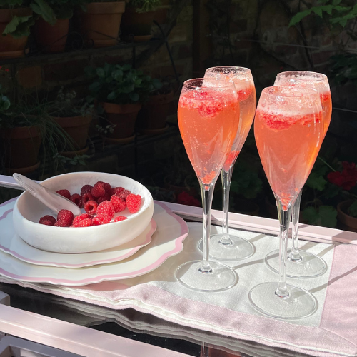 Raspberry, Rose & Lychee Mimosa