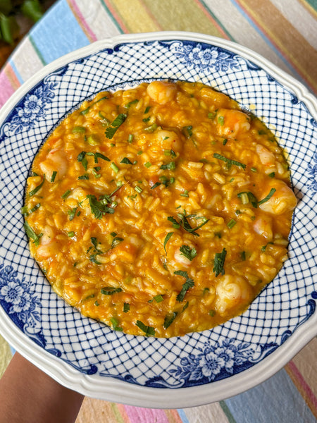 Tom Yum, Prawn & Pumpkin Risotto