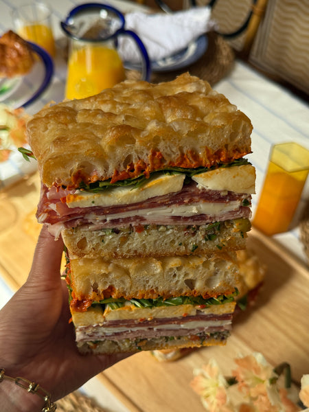Focaccia Slab Sandwich