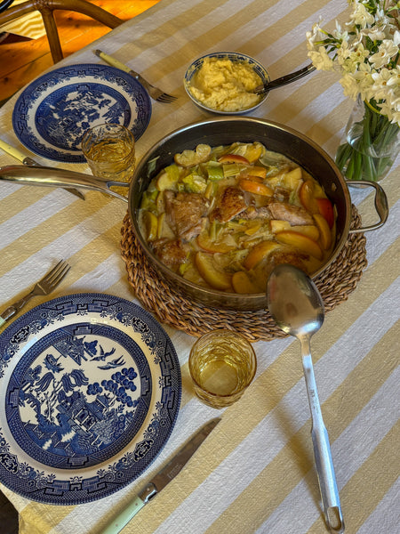 One-Pan Chicken with Apples