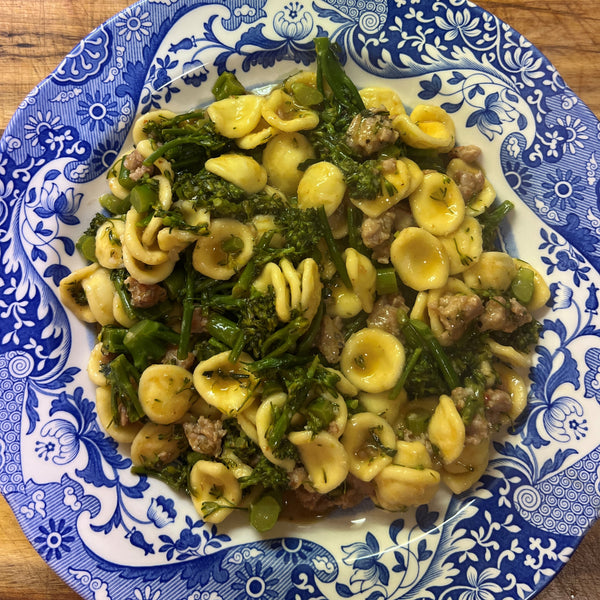 Orecchiette with Sausage & Broccolini