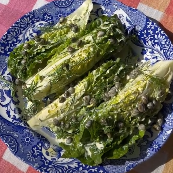 Simple Cos Wedge Salad