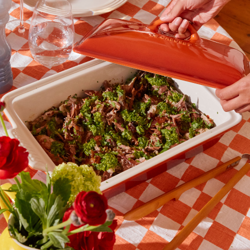 Slow Roasted Lamb Shoulder with Salsa Verde