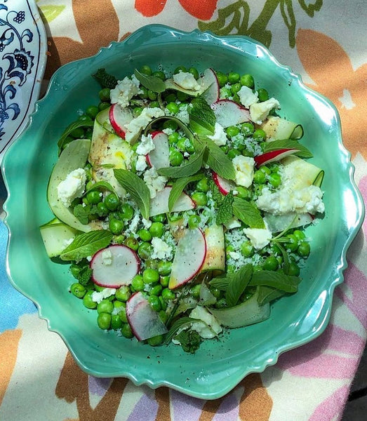 Zucchini, Pea & Mint Salad