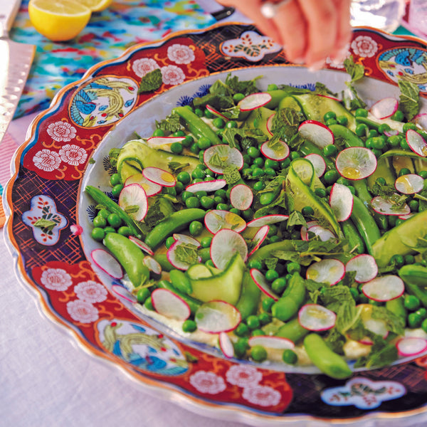 Sugar Snap Pea, Peas and Ricotta Salad